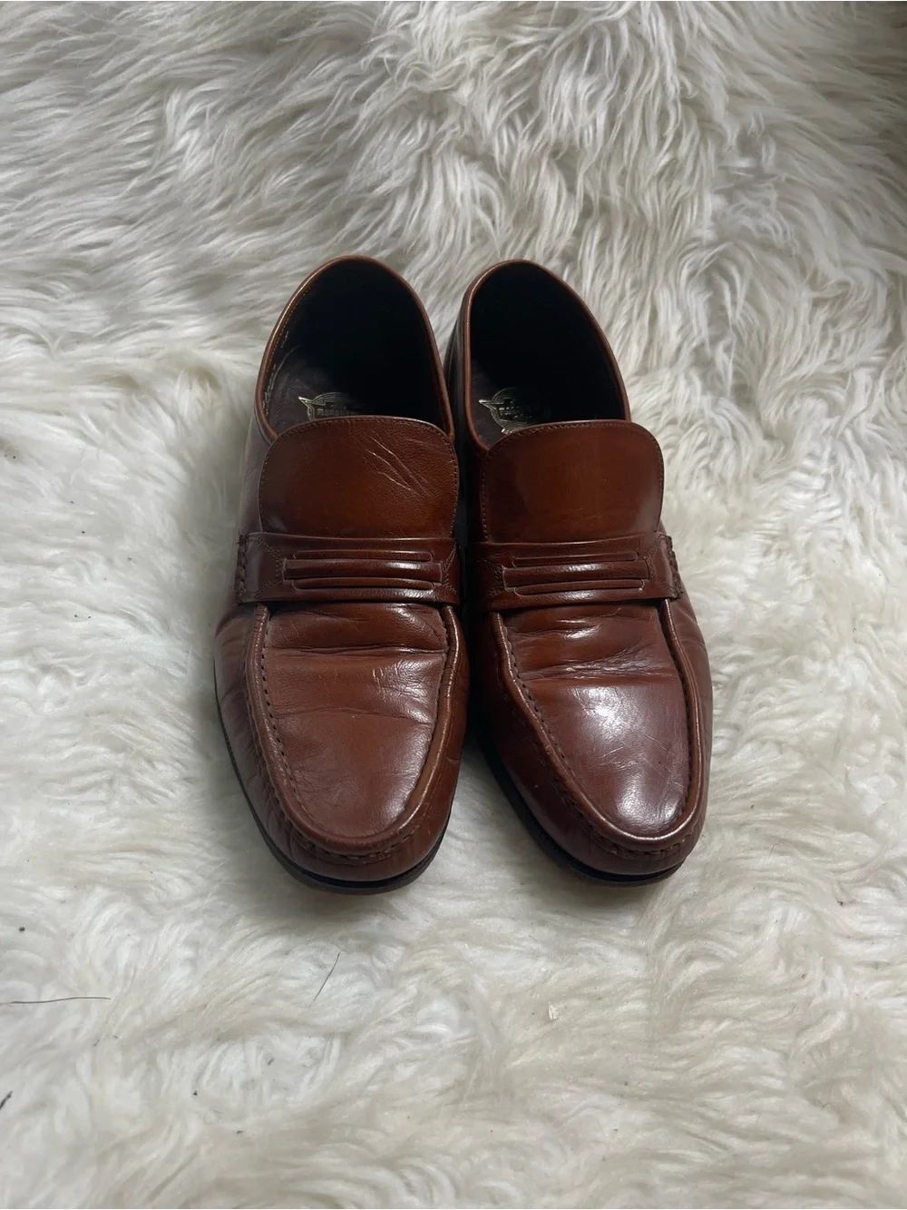 Florsheim Classic Men's Brown Leather Loafers SZ 7.5